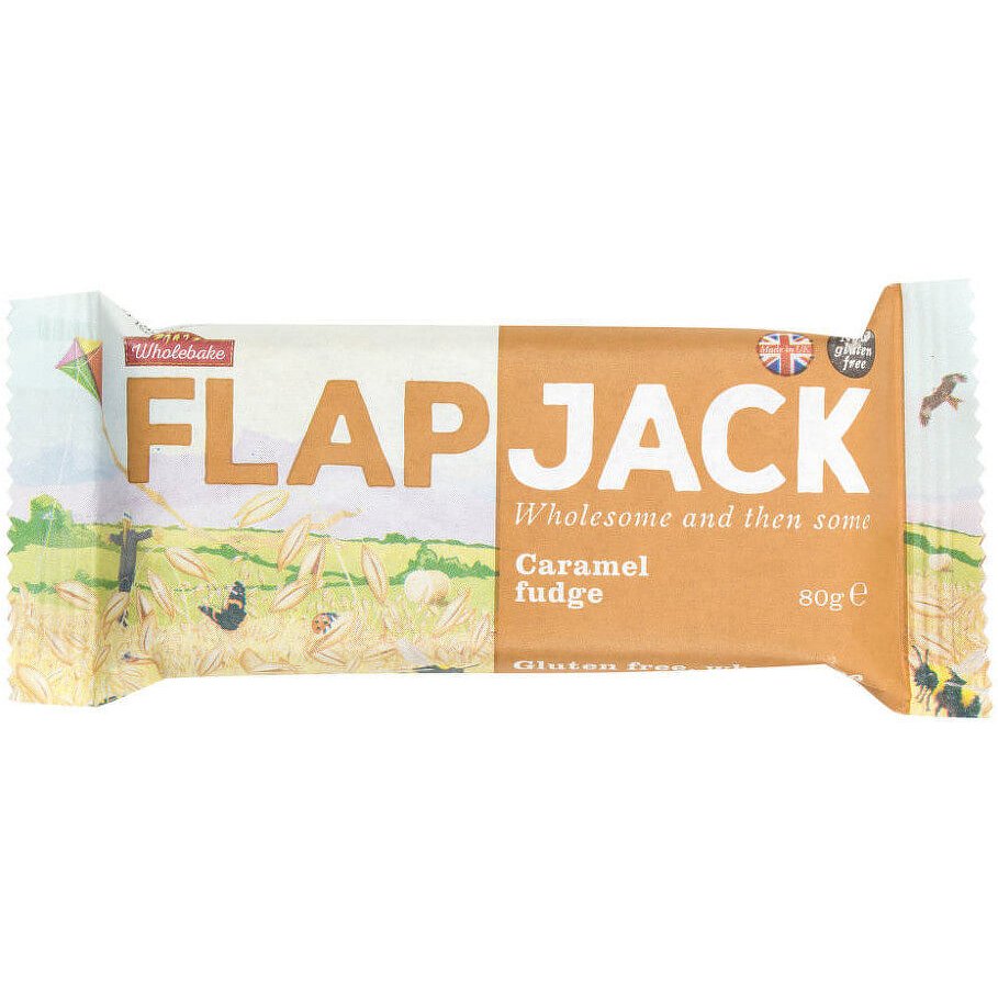 Wholebake Flapjack ovesný karamel bezlepkový 80g