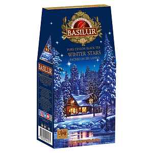 BASILUR Winter stars černý sypaný čaj 75 g