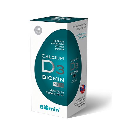 CALCIUM NEO s vitamín D orální tobolky 90 Biomin