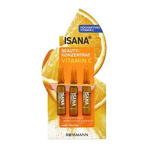 ISANA Pleťové ampulky s vitaminem C 3 ks