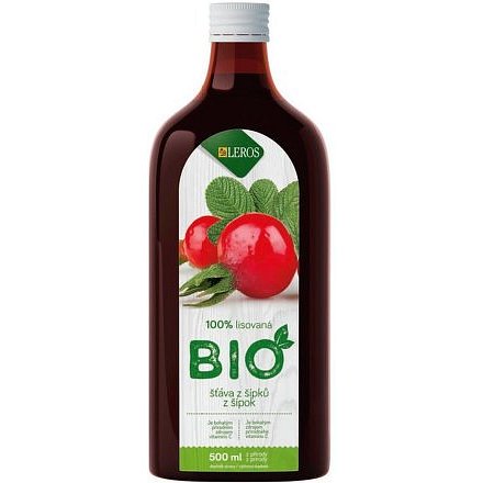 LEROS BIO šťáva z šípků 500ml