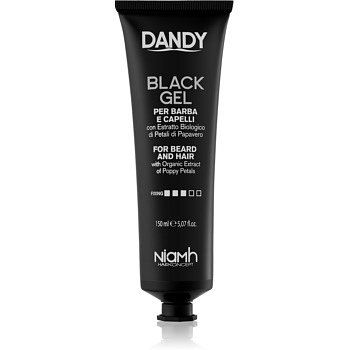 DANDY Black Gel černý gel pro šedivé vlasy a vousy 150 ml