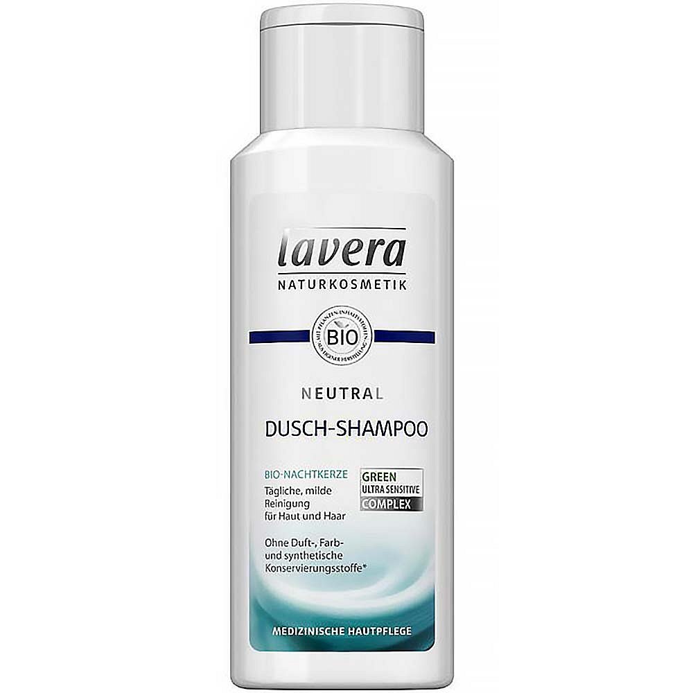 LAVERA NEUTRAL přírodní sprchový šampon na tělo a vlasy BIO 200 ml, poškozený obal