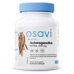 Osavi Ashwagandha Extra, Extract, 400 mg, 60 vegan kapslí