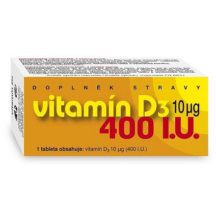 Vitamín D 3  400 I.U. tablety 90