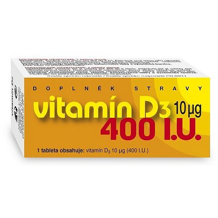 Vitamín D 3  400 I.U. tablety 90