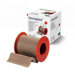 Náplast Omniplast textilní 5cmx5m 1ks