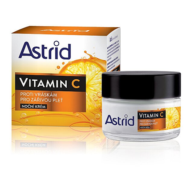 Astrid Noční krém proti vráskám pro zářivou pleť Vitamin C  50 ml
