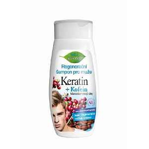 BIO BIONE Keratin + Kofein Regenerační šampon pro muže 260 ml