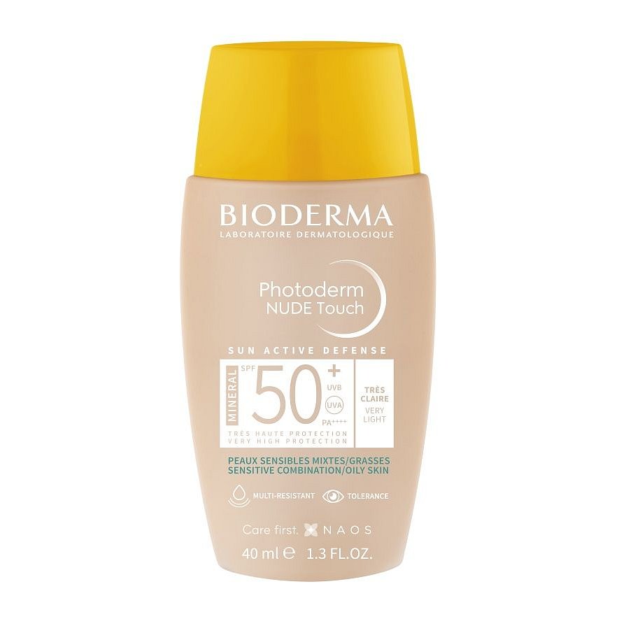 BIODERMA Photoderm NUDE Touch velmi světlý SPF50+ 40 ml