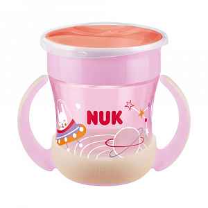 NUK Hrnek Mini Magic Cup Night 160 ml 1 ks růžová