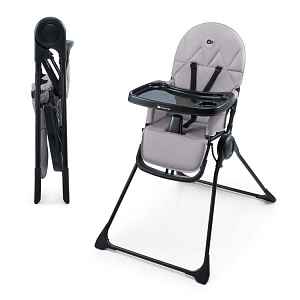 KINDERKRAFT Židlička jídelní Binci Grey