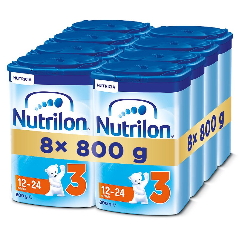 8x NUTRILON 3 (800g) - kojenecké mléko