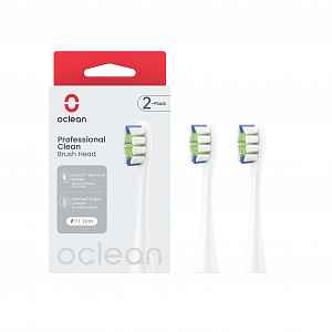 Oclean Professional Clean náhradní hlavice 2 ks bílé