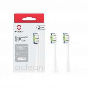 Oclean Professional Clean náhradní hlavice 2 ks bílé