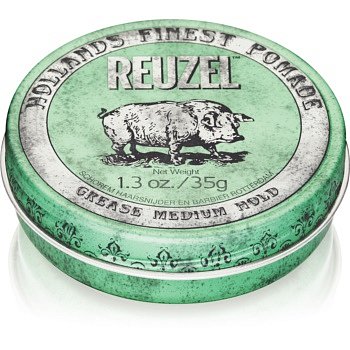 Reuzel Hollands Finest Pomade Grease pomáda na vlasy střední zpevnění 35 g