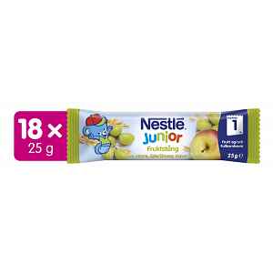 18x NESTLÉ Ovocno-obilná tyčinka hrozen, jablko, banán, 25 g