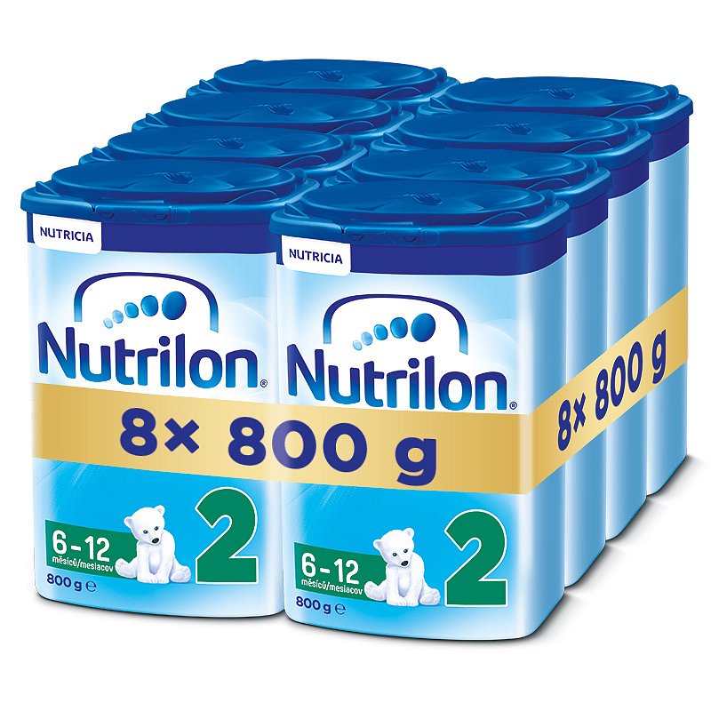 8x NUTRILON 2 (800g) - kojenecké mléko