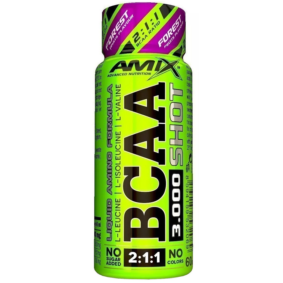 Amix BCAA 3000 SHOT Lesní ovoce 60ml