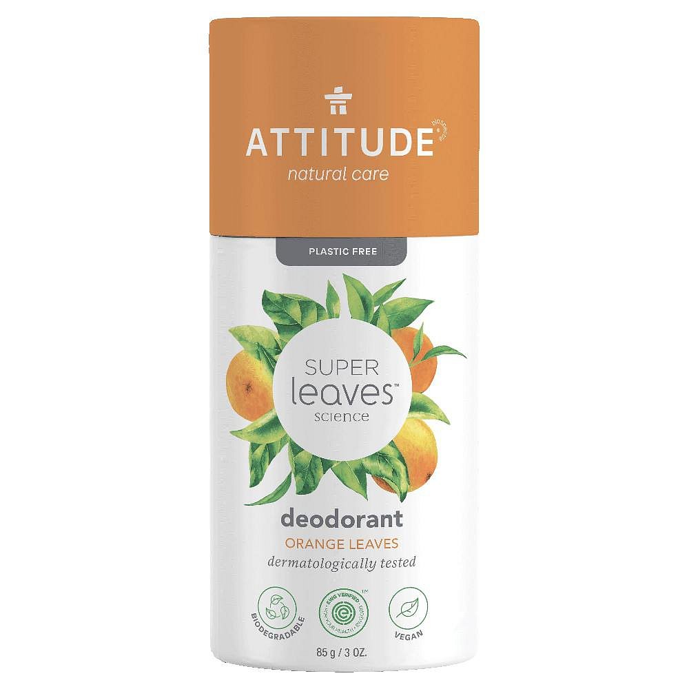 ATTITUDE Super leaves Přírodní tuhý deodorant Pomerančové listy 85 g