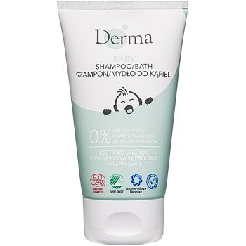 Derma Baby šampon a sprchový gel 2 v 1 pro děti od narození  150 ml