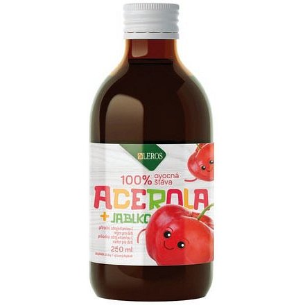 LEROS Baby ovocná šťáva acerola+jablko 250ml