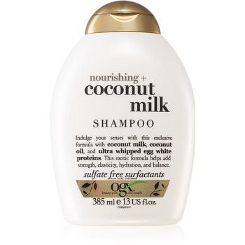 OGX Coconut Milk hydratační šampon s kokosovým olejem 385 ml