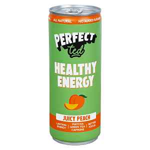 PERFECTTED Healthy matcha energy drink broskev 250 ml