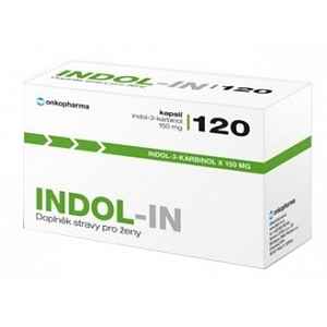 INDOL-IN orální tobolky 120 (cysty HPV myomy bolest prsou)