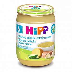 HIPP BABY MENU BIO Polévka zeleninová s telecím 190g