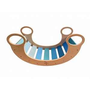 2Kids Toys Montessori houpačka, dětská - modrá