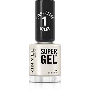 Rimmel Super Gel gelový lak na nehty bez užití UV/LED lampy odstín 109 Whipped 12 ml