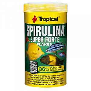 Tropical Super Spirulina Forte 250ml/50g rostlinné krmivo se spirulinou