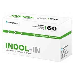 INDOL-IN orální tobolky 60 (cysty HPV myomy bolest prsou)