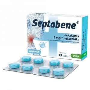 SEPTABENE EUKALYPTUS 3MG/1MG pastilka 24