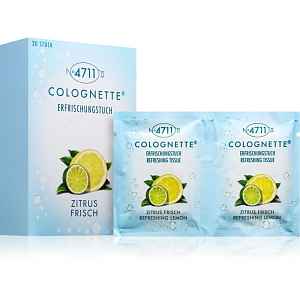 4711 Colognette Wipes osvěžující vlhčené ubrousky unisex 20 ks