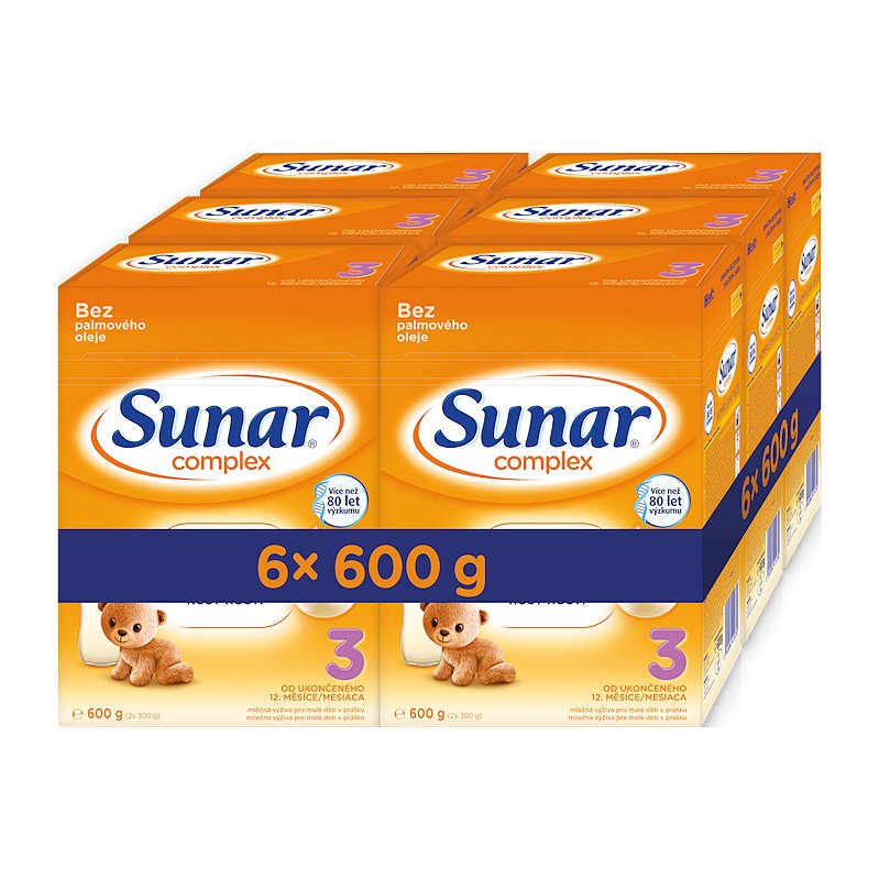 6x SUNAR Complex 3, 600 g