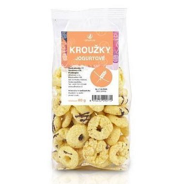 Allnature Kroužky jogurtové 80 g