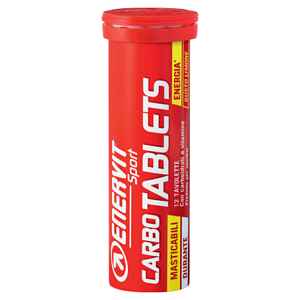 Enervit Carbo Tablets, citron, 12 tablet