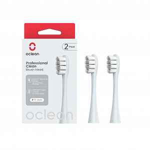 Oclean Professional Clean náhradní hlavice 2 ks stříbrné