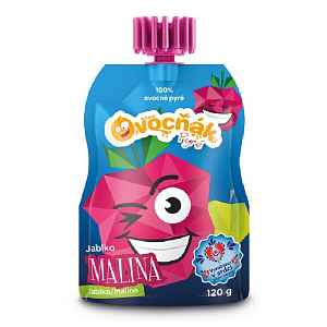 Ovocné pyré jablko-malina 120g