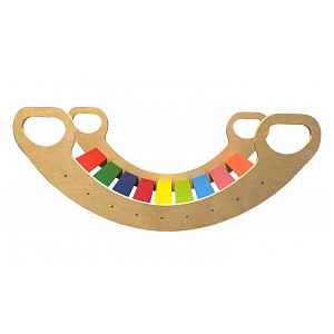 2Kids Toys Montessori duhová houpačka velká