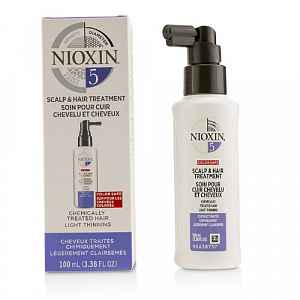 Nioxin Bezoplachová  kúra pro normální až silné přírodní i barvené mírně řídnoucí vlasy System 5 100 ml