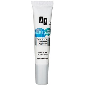AA Cosmetics Collagen HIAL+ hydratační a vyhlazující oční krém 30+  15 ml