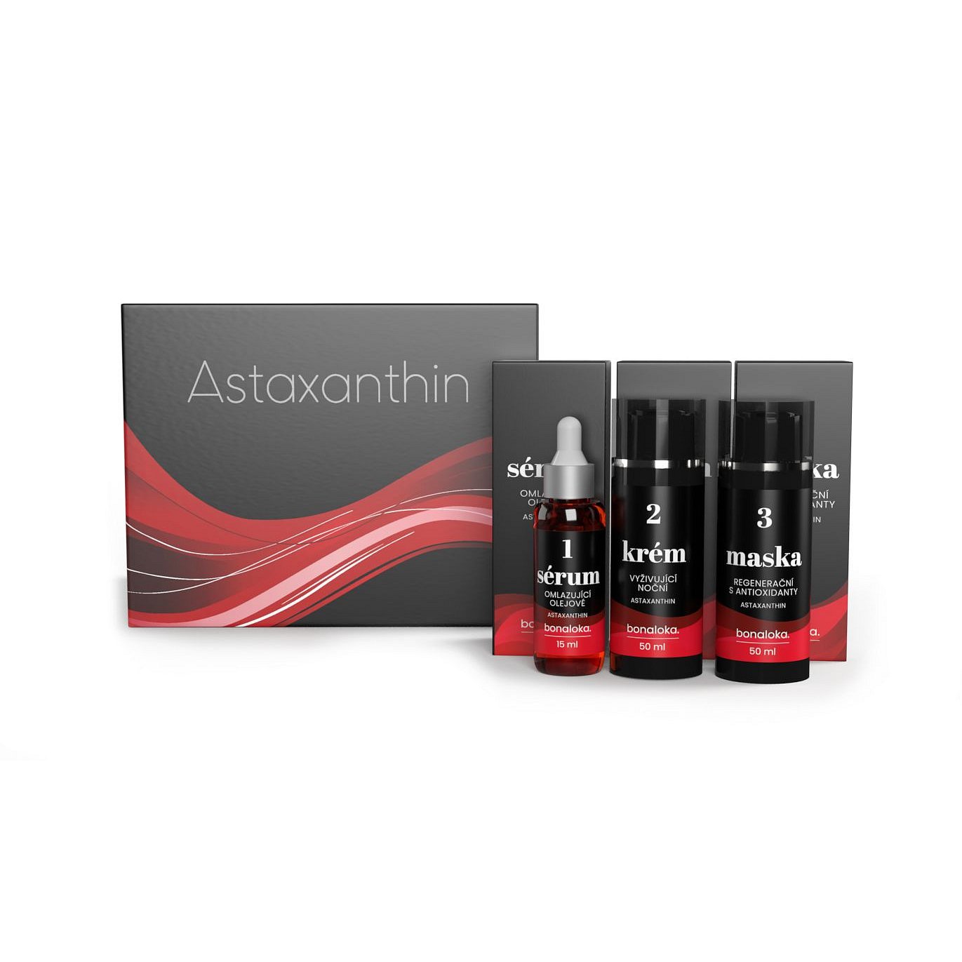 Bonaloka Astaxanthin kosmetický set 115 ml