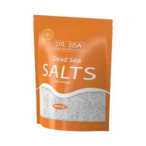 Sůl z Mrtvého moře s pomerančovým extraktem - 500 g - Dr. Sea