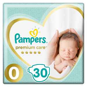 PAMPERS PREMIUM CARE 0 NEWBORN do 2,5kg dětské pleny 30ks