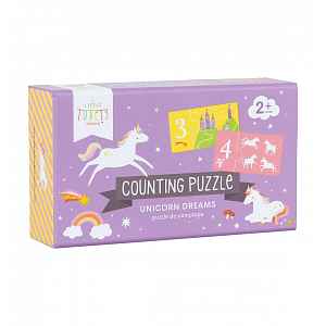 A Little Lovely Company přiřazovací puzzle – jednorožci