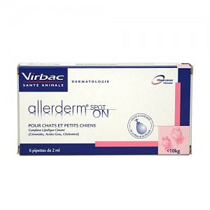 ALLERDERM Spot-on pro malé psy a kočky < 10 kg pipety 6x 2ml