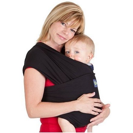 Nosič dětí / šátek Boba Wrap - Black